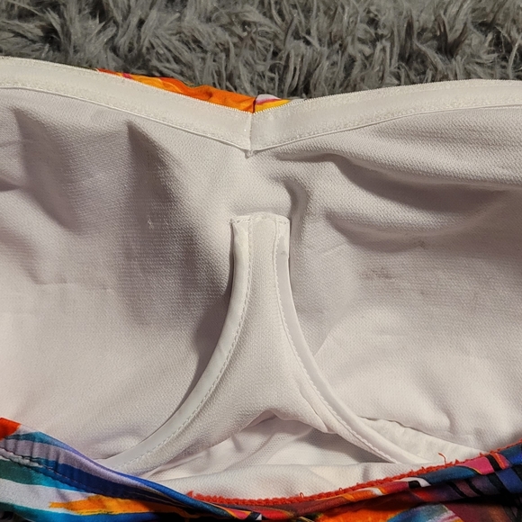 COPY - LAUREN RALPH LAUREN WOMEN'S TWIST BANDEAU SWIMSUIT - Picture 6 of 13